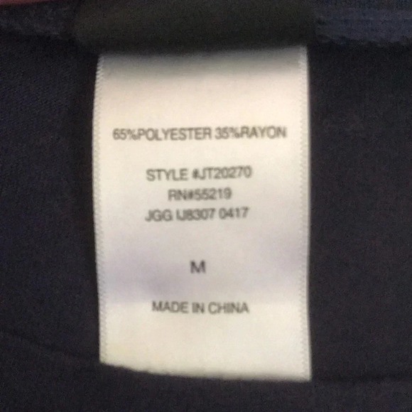 MODERNLUX lace-up short sleeve v-neck size M hi / low Air Fire Water black - Picture 5 of 9